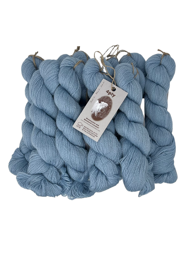 4 Ply (Fingering/Sports Weight) Wensleydale and Bluefaced Leicester shop 500g (1.1 lbs) super bulk buy Sunrising Hill